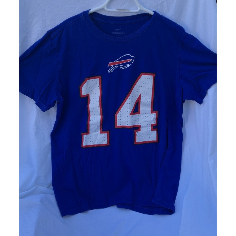 Nike Buffalo Bills Mafia Stefon Diggs NFL Football Blue Shirt  Youth Kids Large